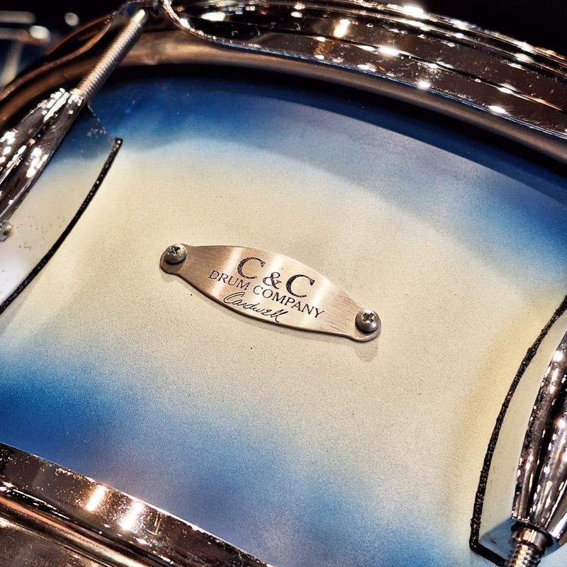 C&C CUSTOM DRUMS 【USED】Player Date I 14×6.5 Snare Drum [Classic Blue & Silver Bop Duco] 画像2