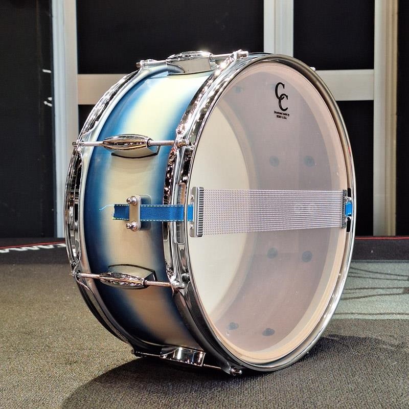 C&C CUSTOM DRUMS 【USED】Player Date I 14×6.5 Snare Drum [Classic Blue & Silver Bop Duco] 画像4