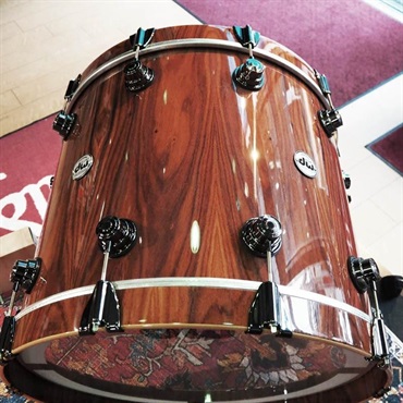 dw 【創業50周年大決算SALE】Collector's Pure Maple 4pc Drum Kit [BD22，FT16，TT12&10 /333 Shell/ Santos Rosewood Exotic Wood Finish]【店頭展示特価品】 画像8