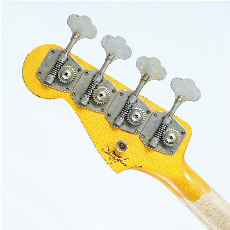 Fender Custom Shop 2024 Custom Collection Time Machine 1961 Jazz Bass Heavy Relic (Mercedes Blue/Matching Head)) 画像7