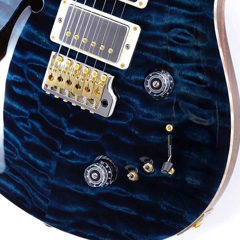 P.R.S. Ikebe 50th Anniversary Wood Library Special Semi-Hollow (Teal) SN.0404322 画像4