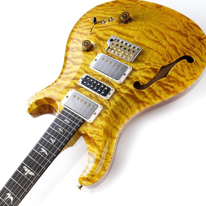 P.R.S. Ikebe 50th Anniversary Wood Library Special Semi-Hollow (Honey Gold) SN.0401650 画像5