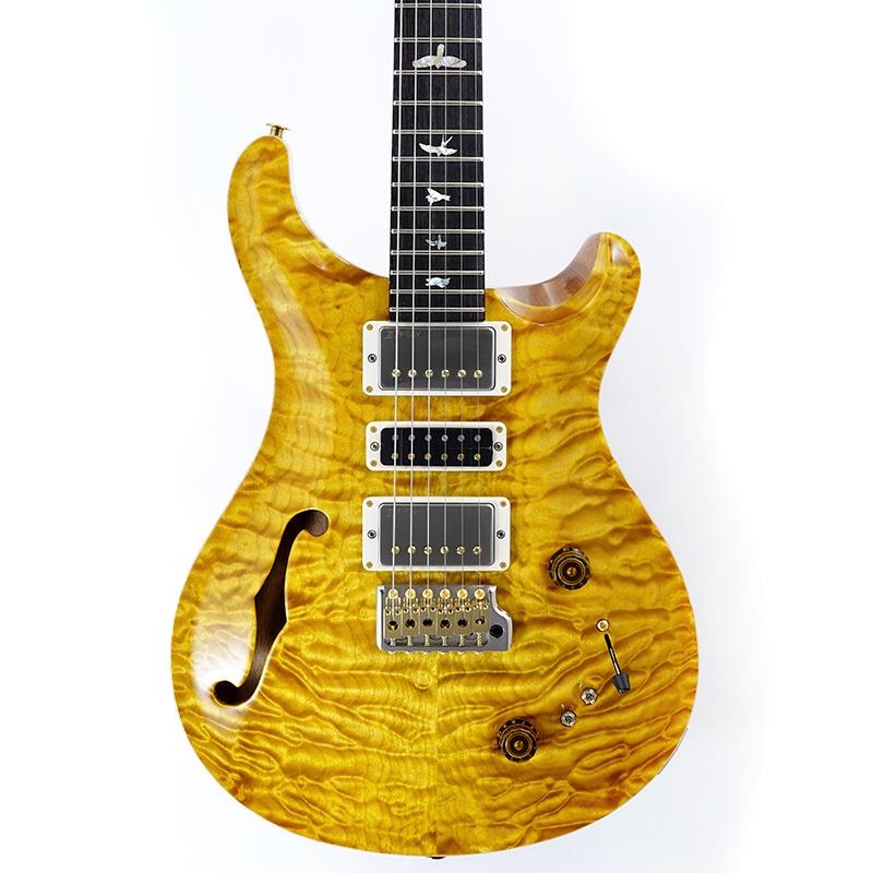 P.R.S. Ikebe 50th Anniversary Wood Library Special Semi-Hollow (Honey Gold) SN.0401650 画像10