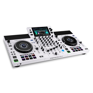 DENON SC LIVE 4 WHITE (オールインワン型スタンドアローンDJコントローラー)(Apple Music対応)(デノンディージェー) 画像2