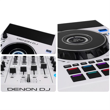 DENON SC LIVE 4 WHITE (オールインワン型スタンドアローンDJコントローラー)(Apple Music対応)(デノンディージェー) 画像3