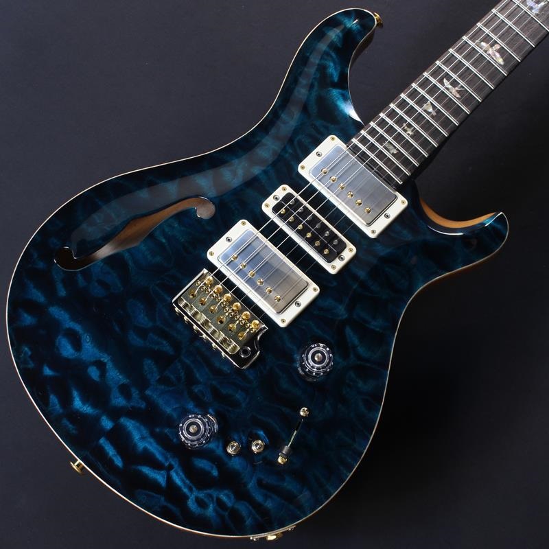 P.R.S. Ikebe 50th Anniversary Wood Library Special Semi-Hollow (Teal) #25 0402030 画像2