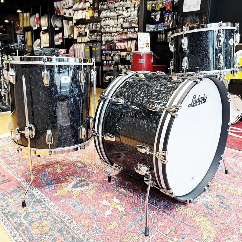 Ludwig L84233LXA8WCN [Classic Maple Royal Street Select Limited Edition Outfit/22BD.16FT.13TT/Ebony Pearl] 画像1