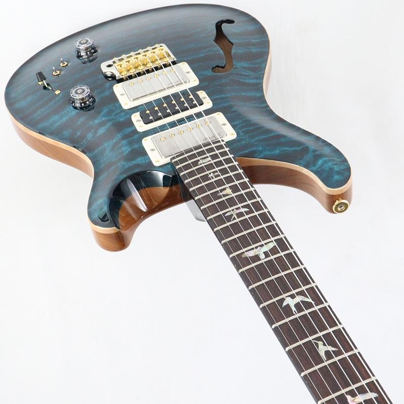 P.R.S. Ikebe 50th Anniversary Wood Library Special Semi-Hollow (Teal) [SN.0401648] 画像4