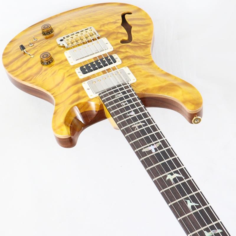 P.R.S. Ikebe 50th Anniversary Wood Library Special Semi-Hollow (Honey Gold) [SN.0401651] 画像4