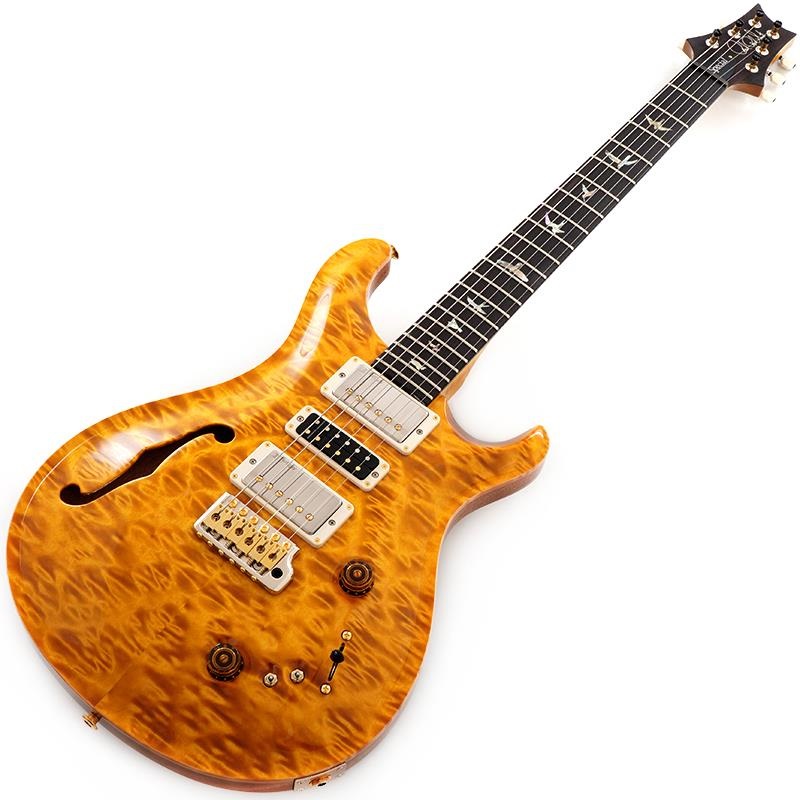 P.R.S. Ikebe 50th Anniversary Wood Library Special Semi-Hollow (Honey Gold) SN.0402027 画像1