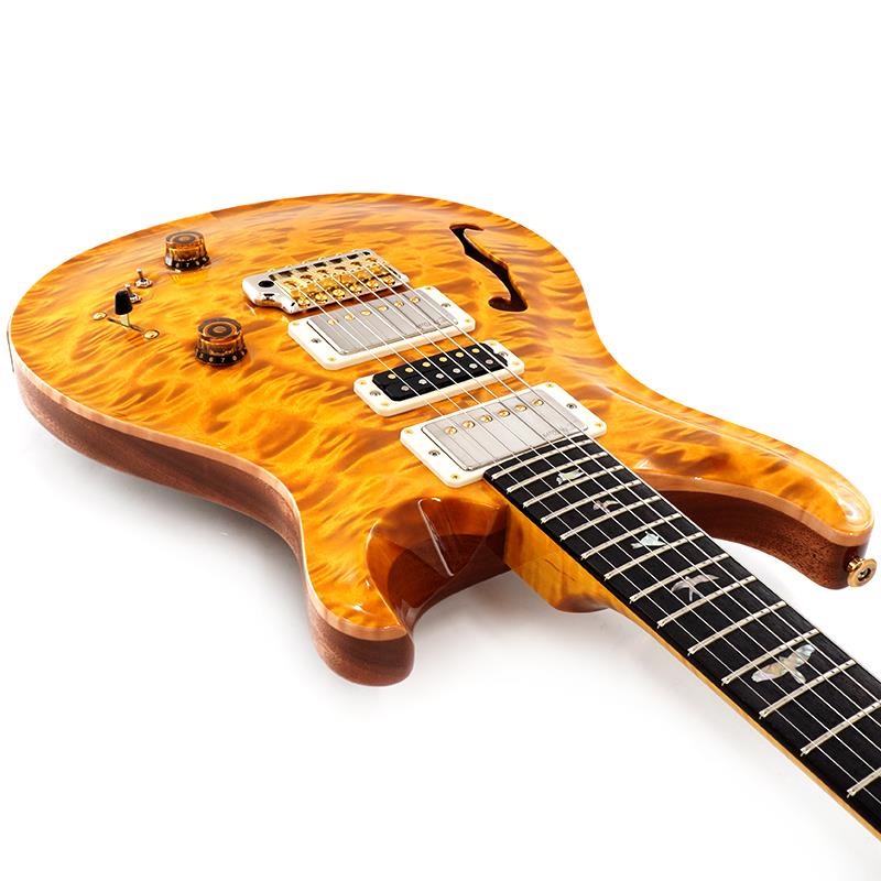P.R.S. Ikebe 50th Anniversary Wood Library Special Semi-Hollow (Honey Gold) SN.0402027 画像8