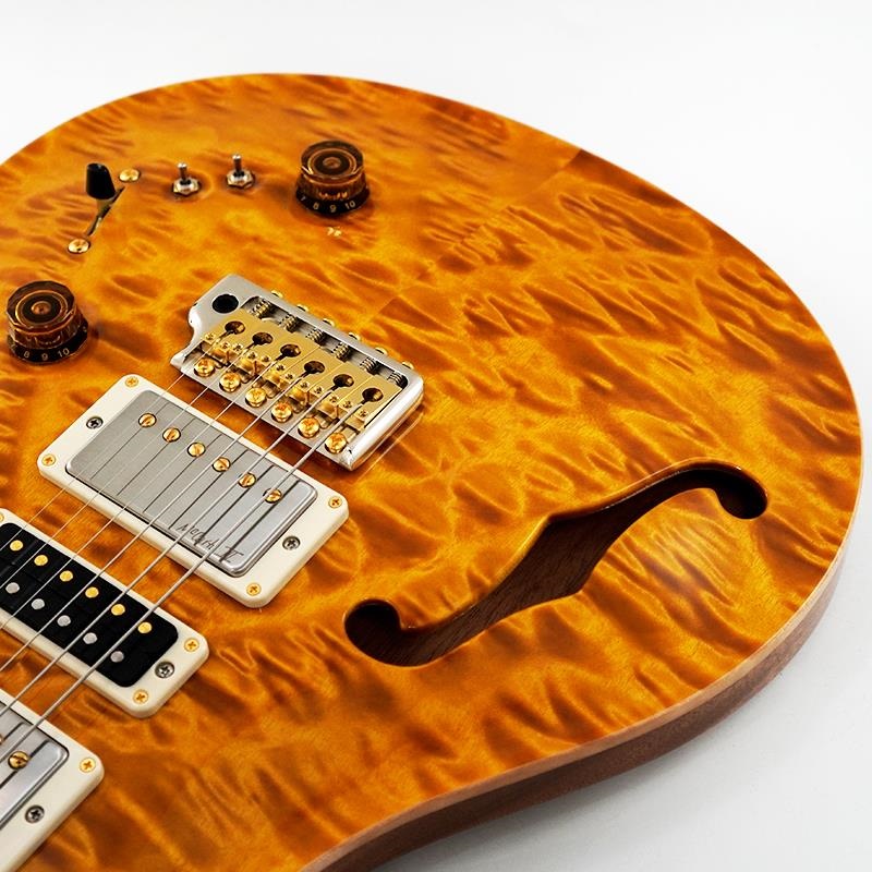 P.R.S. Ikebe 50th Anniversary Wood Library Special Semi-Hollow (Honey Gold) SN.0402027 画像9
