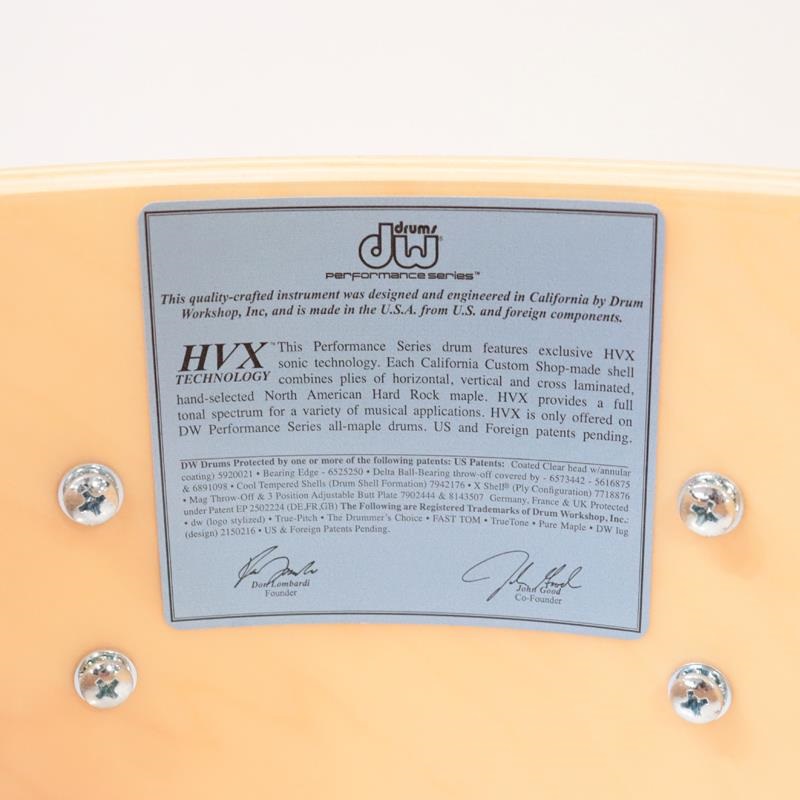 dw DRPL5514SSNA [Performance Series Snare， 14''×5.5'' / Natural Gloss Lacquer]【店頭展示特価品】 画像8