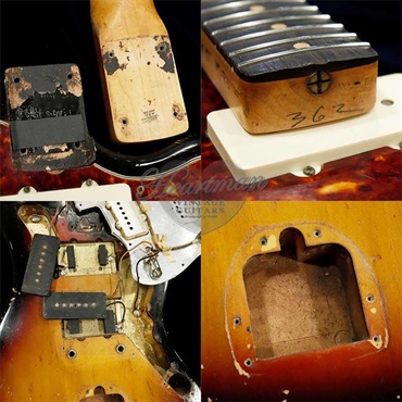 Fender USA VINTAGE Jazzmaster '62 Slab Fingerboard Sunburst/R 画像5