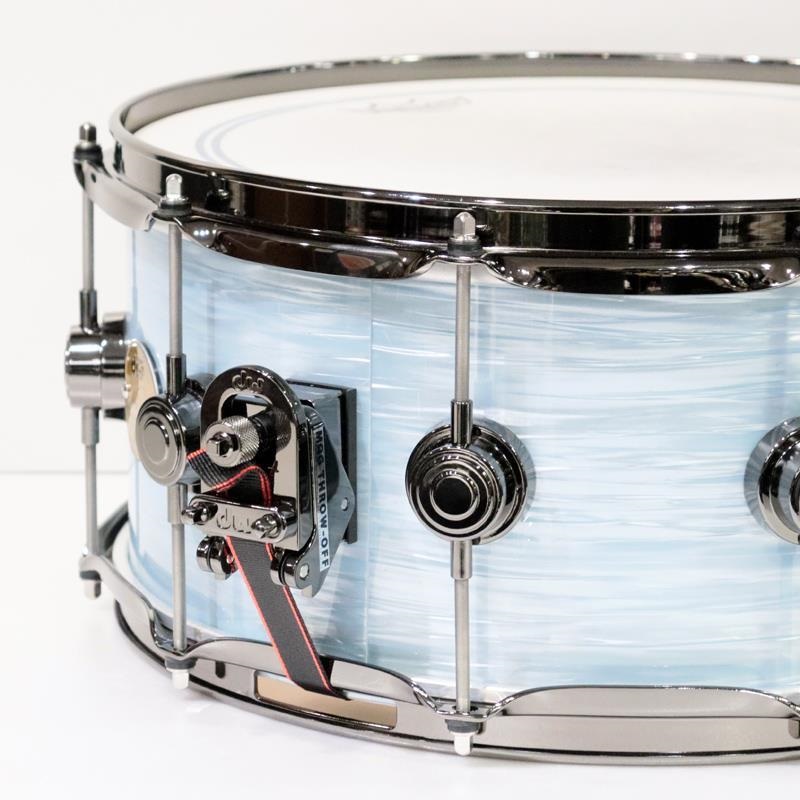 dw USED 中古 JM1465SD/FP-PBOY/N [Collector's Jazz Series Maple/Gum 14''×6.5'' - Pale Blue Oyster Finish Ply]【SKBケース付属】 画像2
