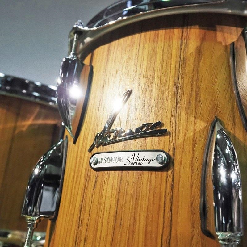 SONOR 【夏のボーナスセール】Vintage Series 4pc Drum Kit -Teak Semi Gloss- [BD22，TT10，TT12，FT16]【店頭展示特価品】 画像2