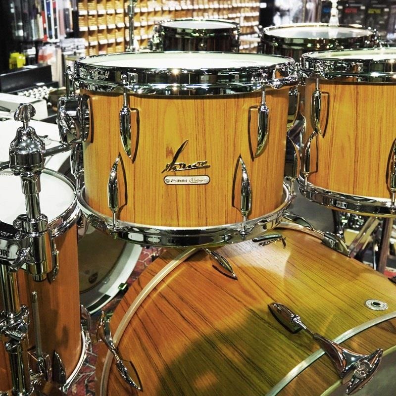 SONOR 【夏のボーナスセール】Vintage Series 4pc Drum Kit -Teak Semi Gloss- [BD22，TT10，TT12，FT16]【店頭展示特価品】 画像4