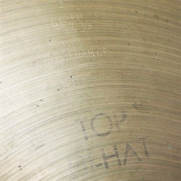Zildjian 【創業50周年大決算SALE】 VINTAGE 1950s A Zildjian HiHat 12 Pair [Late 50s Small Stamp/Top:530g Bottom:608g] 値下げしました！ 画像2