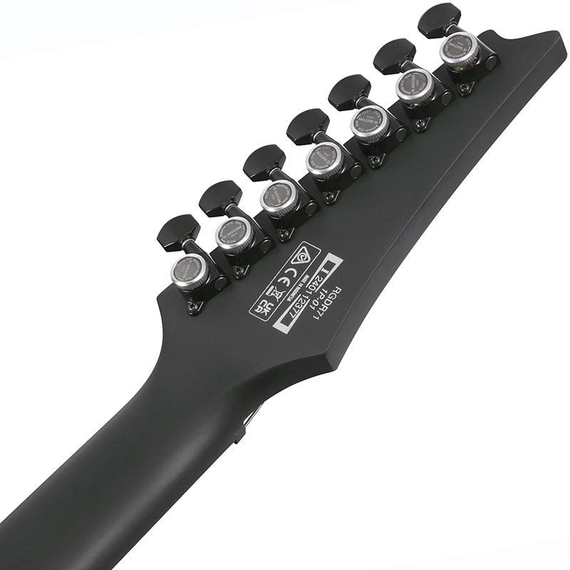 Ibanez IRON LABEL RGDRB71-BKF (Black Flat) [SPOT MODEL] 画像5