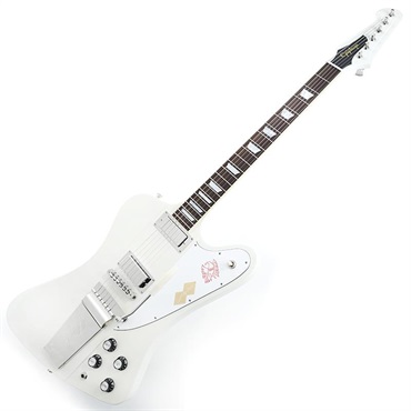 Epiphone Inspired by Gibson Custom Shop 1963 Firebird V Reissue with Maestro Vibrola (Polaris White) 画像1