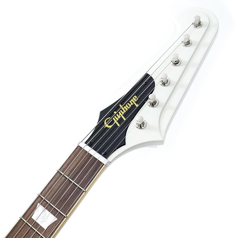 Epiphone Inspired by Gibson Custom Shop 1963 Firebird V Reissue with Maestro Vibrola (Polaris White) 画像8