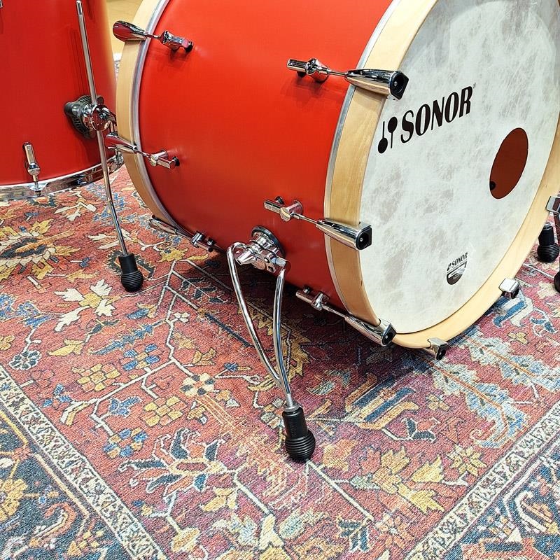 SONOR USED 中古 SQ1 Series 4pc Drum kit [BD22，FT16，TT12＆10/Hot Rod Red][ドラムケース付属] 画像5