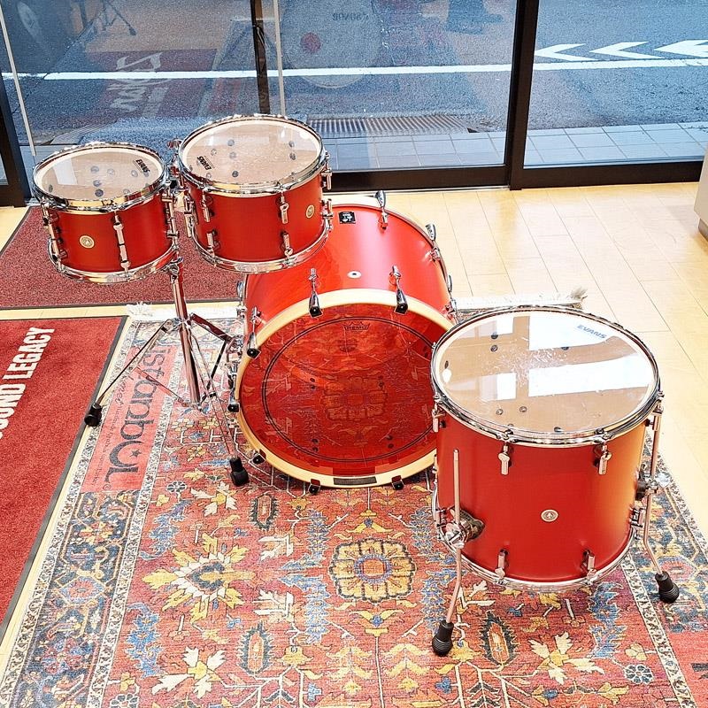 SONOR USED 中古 SQ1 Series 4pc Drum kit [BD22，FT16，TT12＆10/Hot Rod Red][ドラムケース付属] 画像7