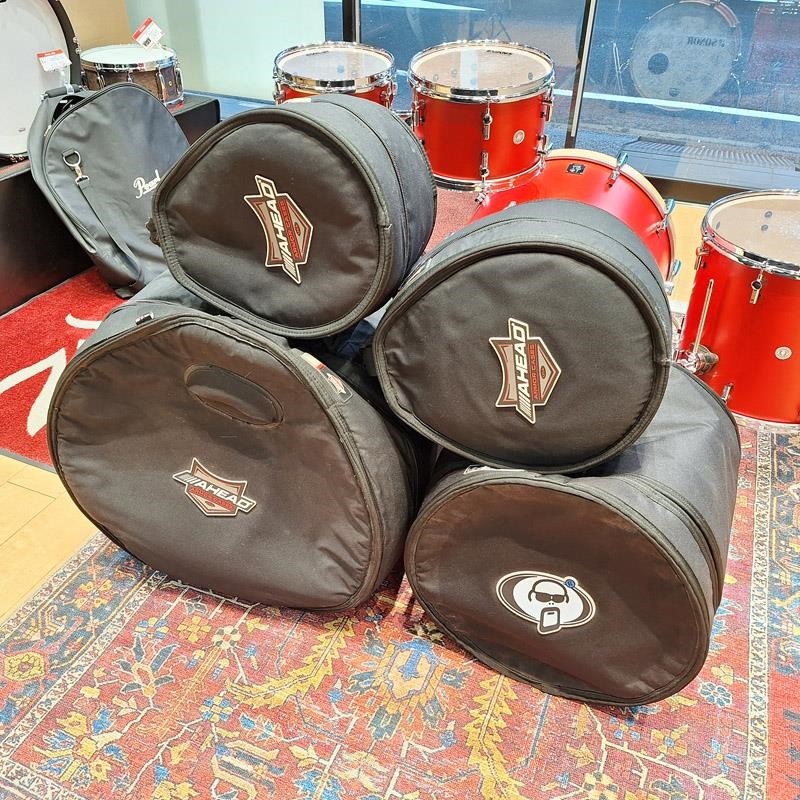 SONOR USED 中古 SQ1 Series 4pc Drum kit [BD22，FT16，TT12＆10/Hot Rod Red][ドラムケース付属] 画像10