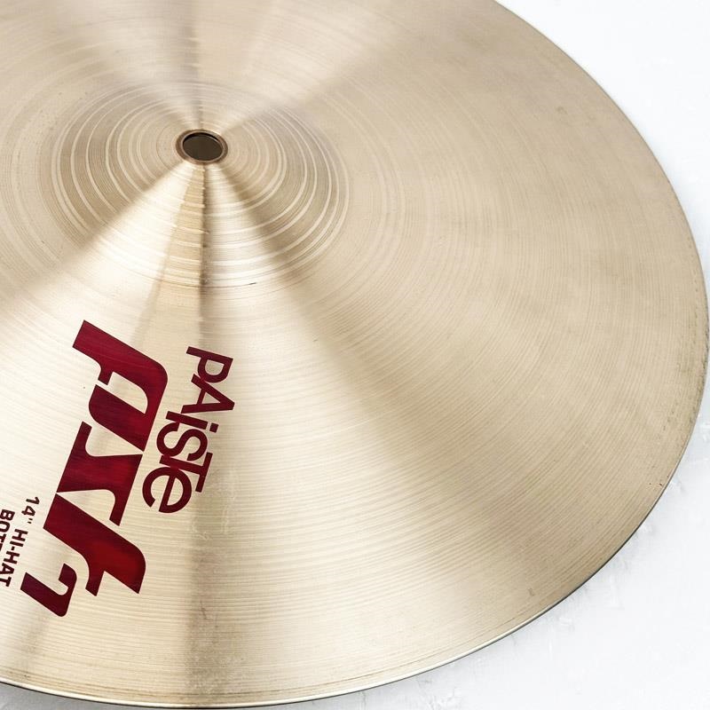 PAiSTe USED 中古 PST-7 HiHats 14 pair [Top 850g/Bottom 1370g] 画像9