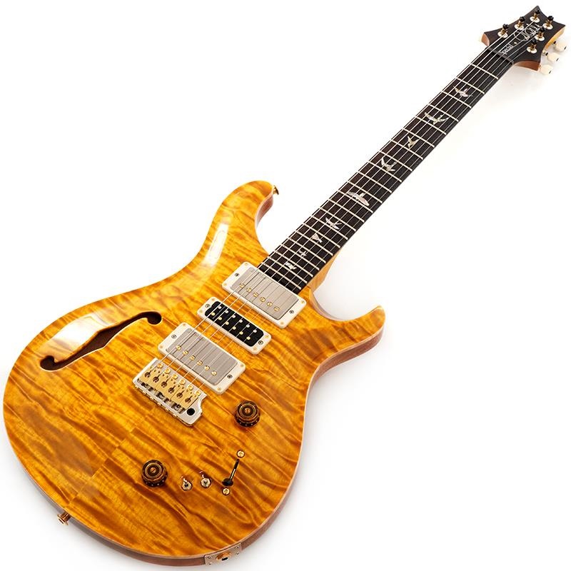 P.R.S. Ikebe 50th Anniversary Wood Library Special Semi-Hollow (Honey Gold) SN.0401646 画像1