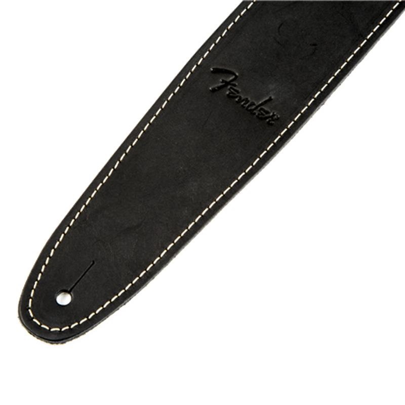 Fender USA BALL GLOVE LEATHER STRAP BLACK 2.5INCH (0990607006) 画像1