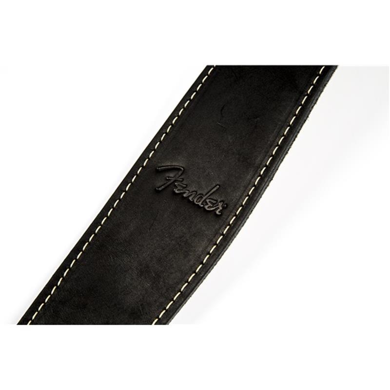 Fender USA BALL GLOVE LEATHER STRAP BLACK 2.5INCH (0990607006) 画像2