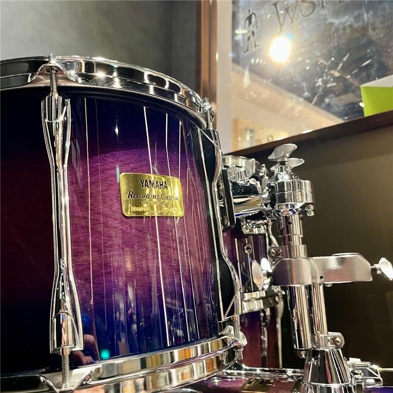 YAMAHA USED 中古 Recording Custom 20th Anniversary 6pc Drum Set [Made in Japan /Purple Burst] 【ソフトケース付属】 画像2