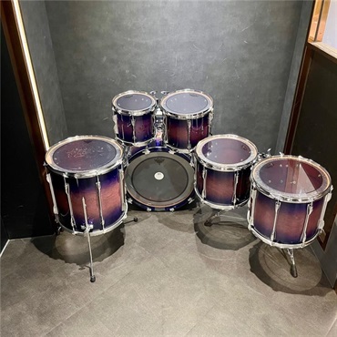 YAMAHA USED 中古 Recording Custom 20th Anniversary 6pc Drum Set [Made in Japan /Purple Burst] 【ソフトケース付属】 画像5