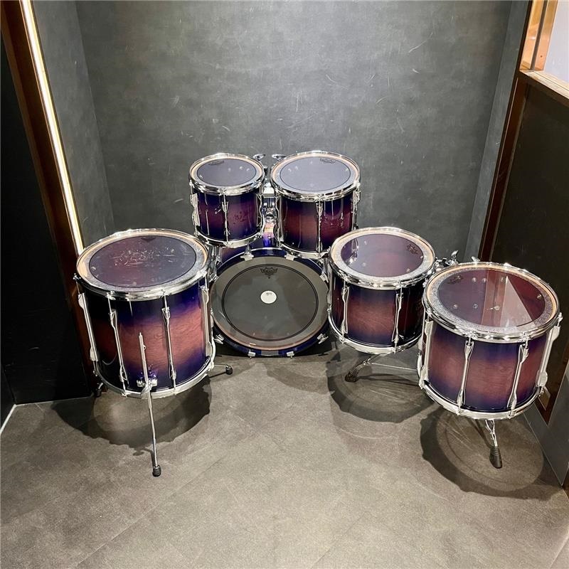 YAMAHA USED 中古 Recording Custom 20th Anniversary 6pc Drum Set [Made in Japan /Purple Burst] 【ソフトケース付属】 画像5