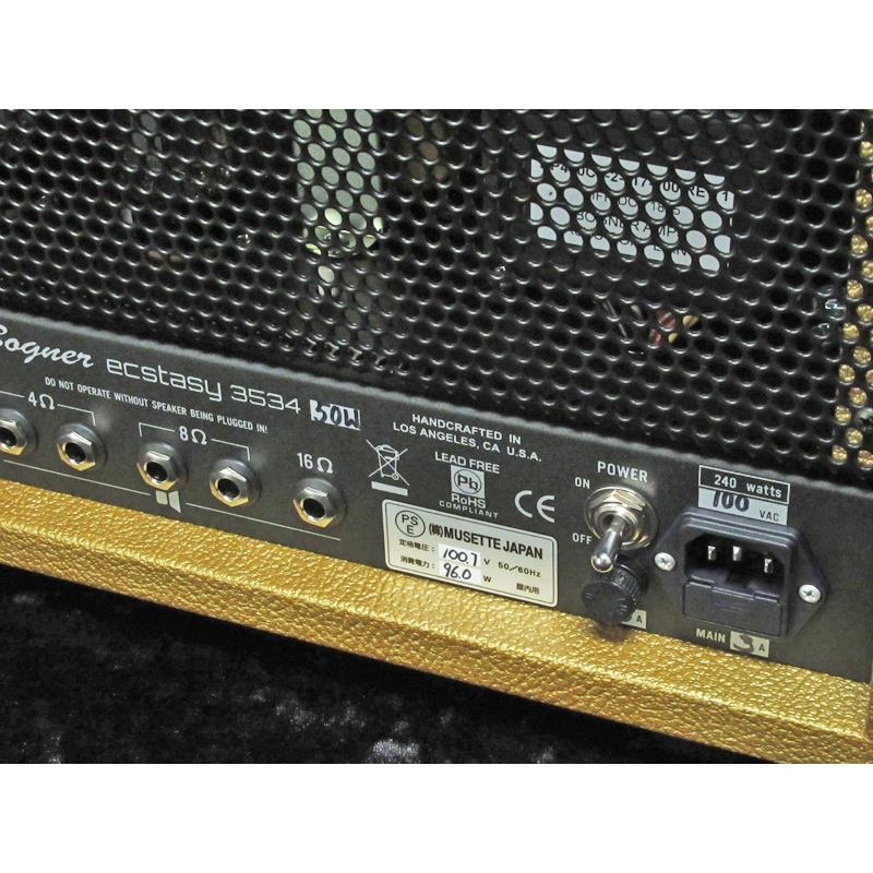 Bogner 【New Version】Ecstasy 3534 / 50W [Gold Tolex/Salt & Pepper/Gold Piping]（ボグナー） 画像6