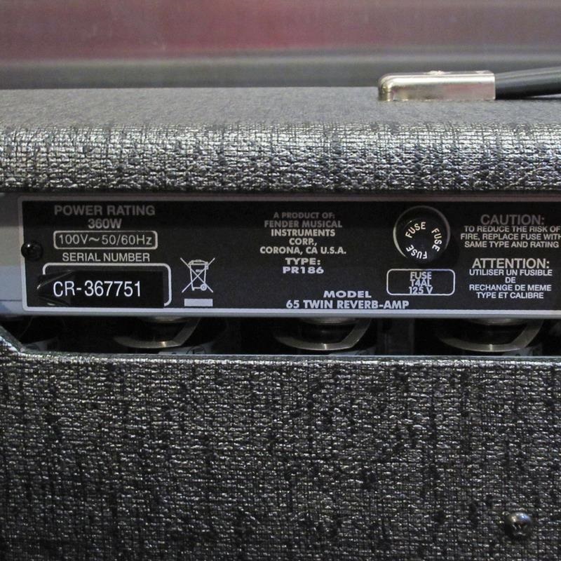 Fender USA USED 中古 GB Twin Reverb 画像5