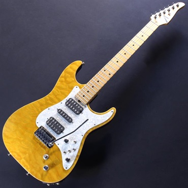 Tom Anderson 【イケベ大阪特売品！】USED 中古 Drop Top Classic Quilted Maple Top on Basswood (Translucent Yellow with Binding) #7-25-97N 画像1