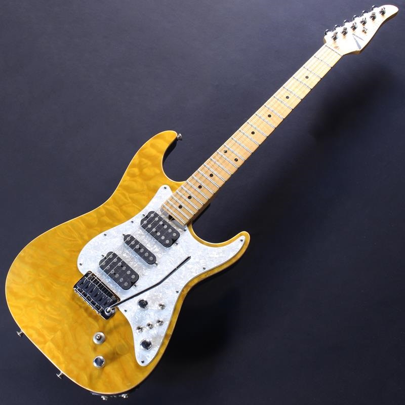Tom Anderson 【イケベ大阪特売品！】USED 中古 Drop Top Classic Quilted Maple Top on Basswood (Translucent Yellow with Binding) #7-25-97N 画像1