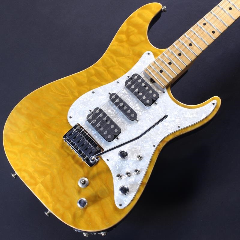 Tom Anderson 【イケベ大阪特売品！】USED 中古 Drop Top Classic Quilted Maple Top on Basswood (Translucent Yellow with Binding) #7-25-97N 画像2