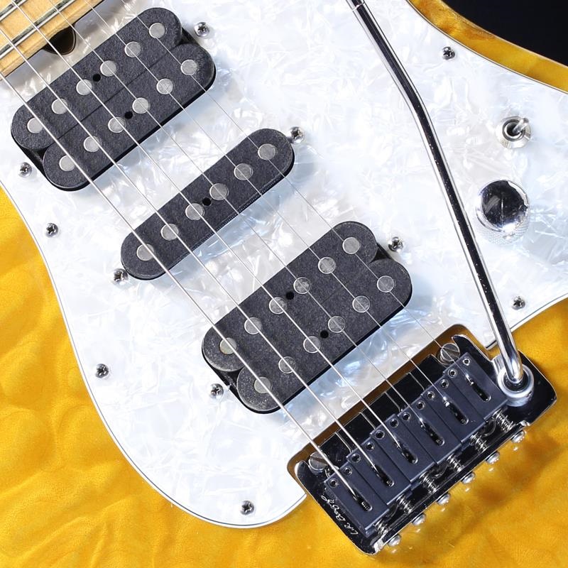 Tom Anderson 【イケベ大阪特売品！】USED 中古 Drop Top Classic Quilted Maple Top on Basswood (Translucent Yellow with Binding) #7-25-97N 画像3