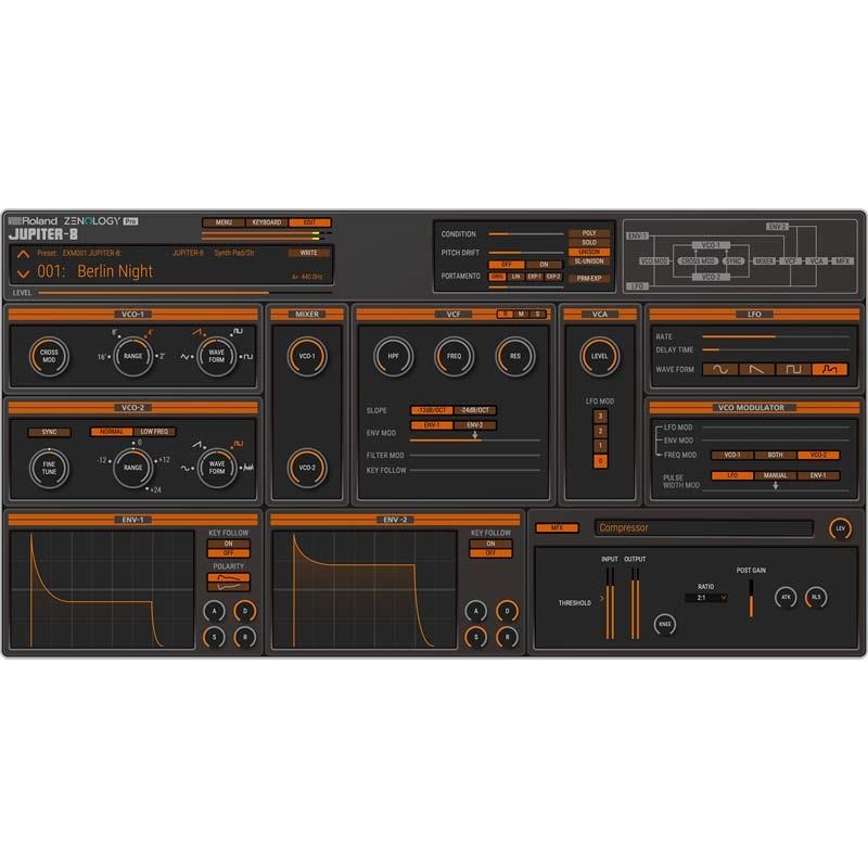 Roland JUPITER-8 Model Expansion [Lifetime Key] (ローランド)(ソフトシンセ)(オンライン納品) 画像1