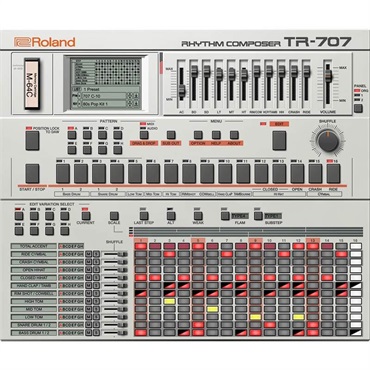 Roland TR-707 Software Rhythm Composer [Lifetime Key] (ローランド)(ソフトシンセ)(オンライン納品) 画像1