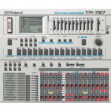 Roland TR-727 Software Rhythm Composer [Lifetime Key] (ローランド)(ソフトシンセ)(オンライン納品) 画像1