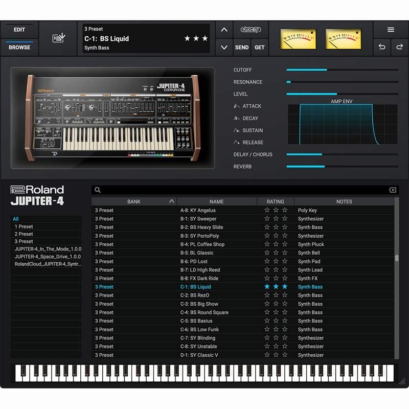 Roland JUPITER-4 Software Synthesizer [Lifetime Key] (ローランド)(ソフトシンセ)(オンライン納品) 画像1