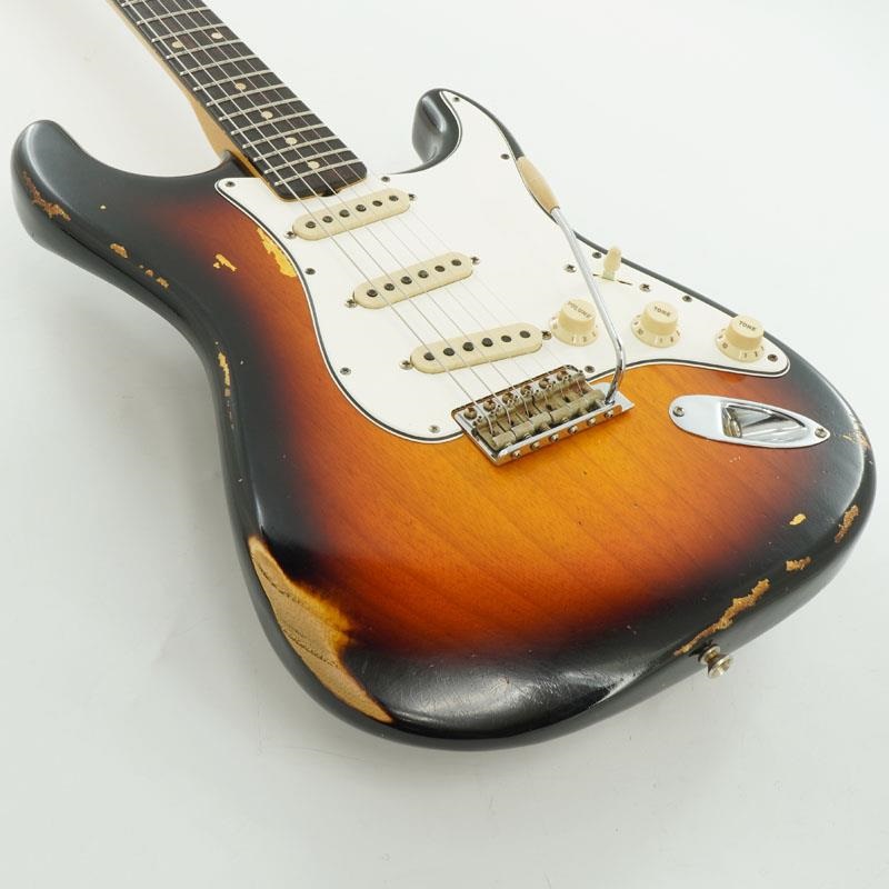 Fender Custom Shop USED 中古 1961 Stratocaster Relic Ash Body（Faded 3 Tone Sunburst/R）[SN. R100369] 画像6