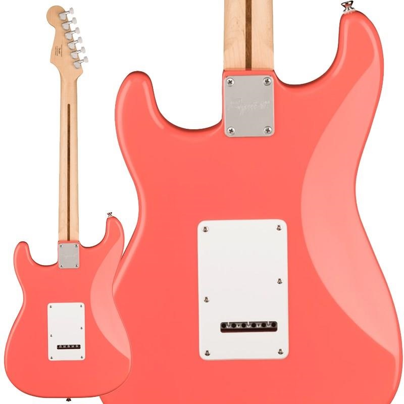 Squier by Fender 【キズ有アウトレット品！】 Squier Sonic Stratocaster HSS (Tahitian Coral/Maple Fingerboard) 画像1