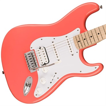 Squier by Fender 【キズ有アウトレット品！】 Squier Sonic Stratocaster HSS (Tahitian Coral/Maple Fingerboard) 画像2