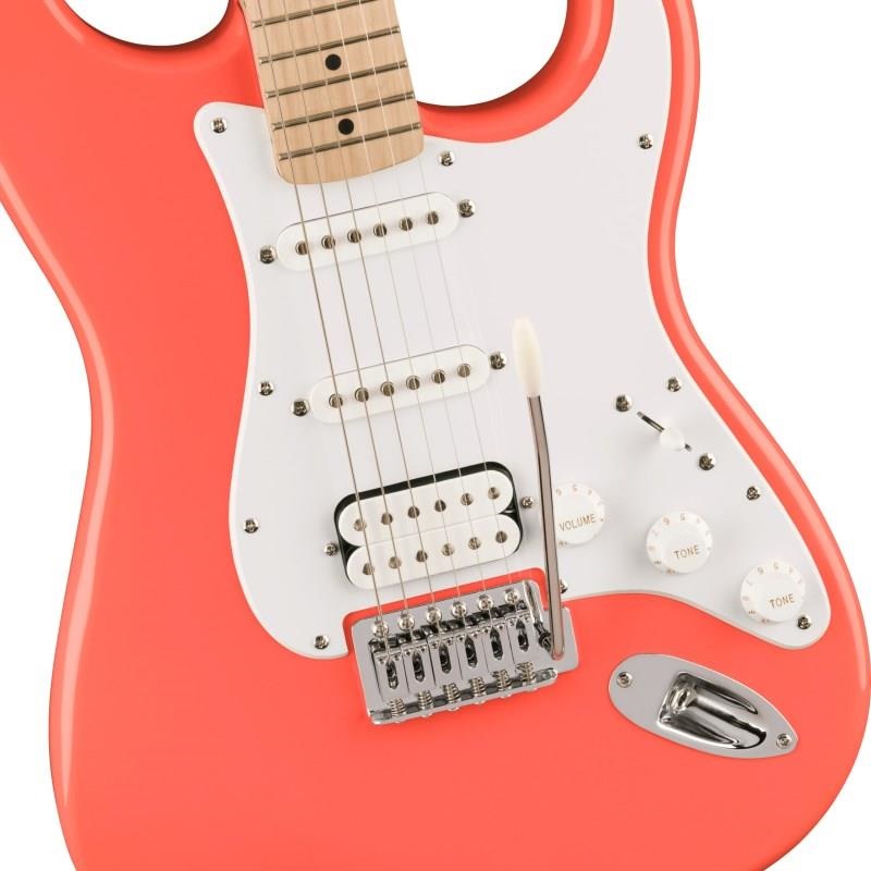 Squier by Fender 【キズ有アウトレット品！】 Squier Sonic Stratocaster HSS (Tahitian Coral/Maple Fingerboard) 画像3