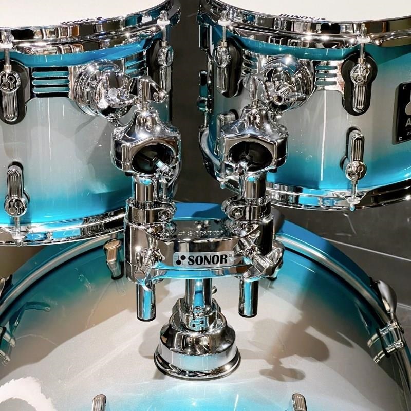 SONOR USED 中古品 SN-AQ2SG #ASB [AQ2 STAGE Shell Set / Aqua Silver Burst] 【シンバル、ハードウェア別売】 画像1